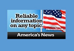 America's News - reliable information on any topic, US flag in background