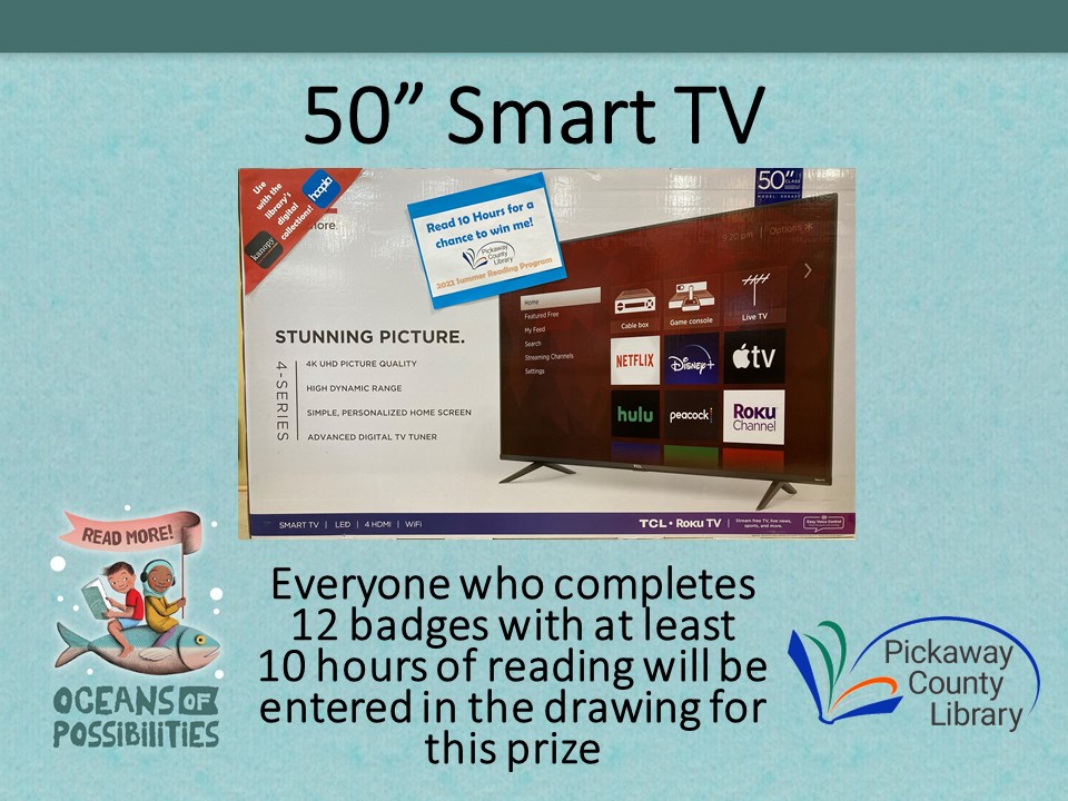 50 inch TV prize drawing