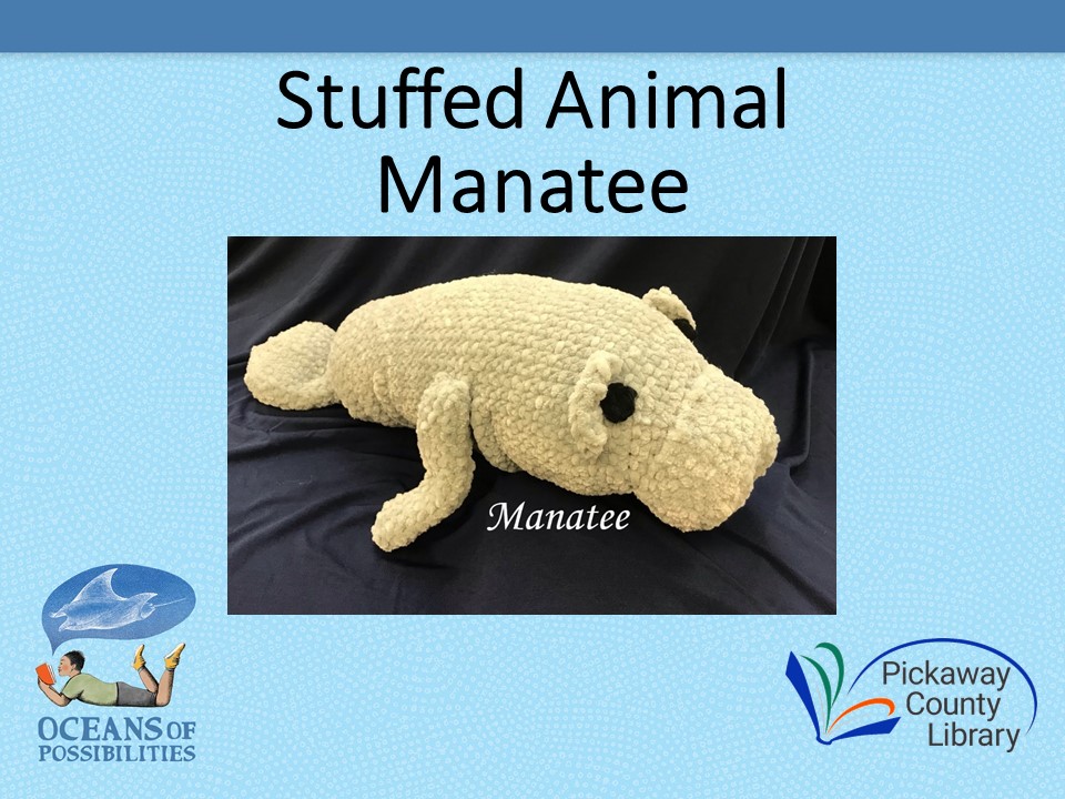 Plush Manatee prize drawing
